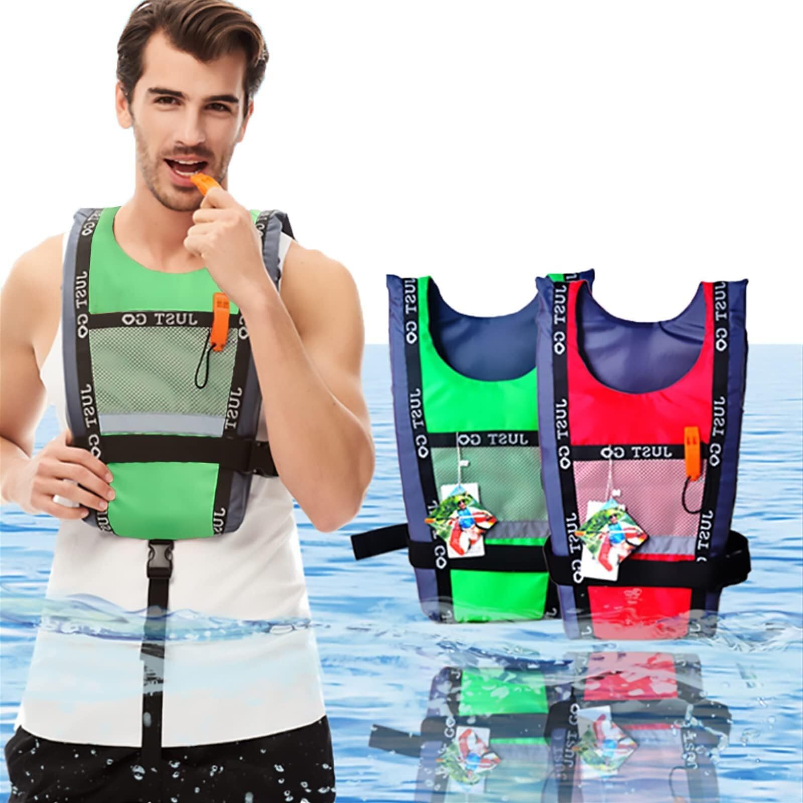 River Vest Alta Galleggiabilità con Design Leggero e Pieghevole per Pesca Mosca Trota Fiume Uso