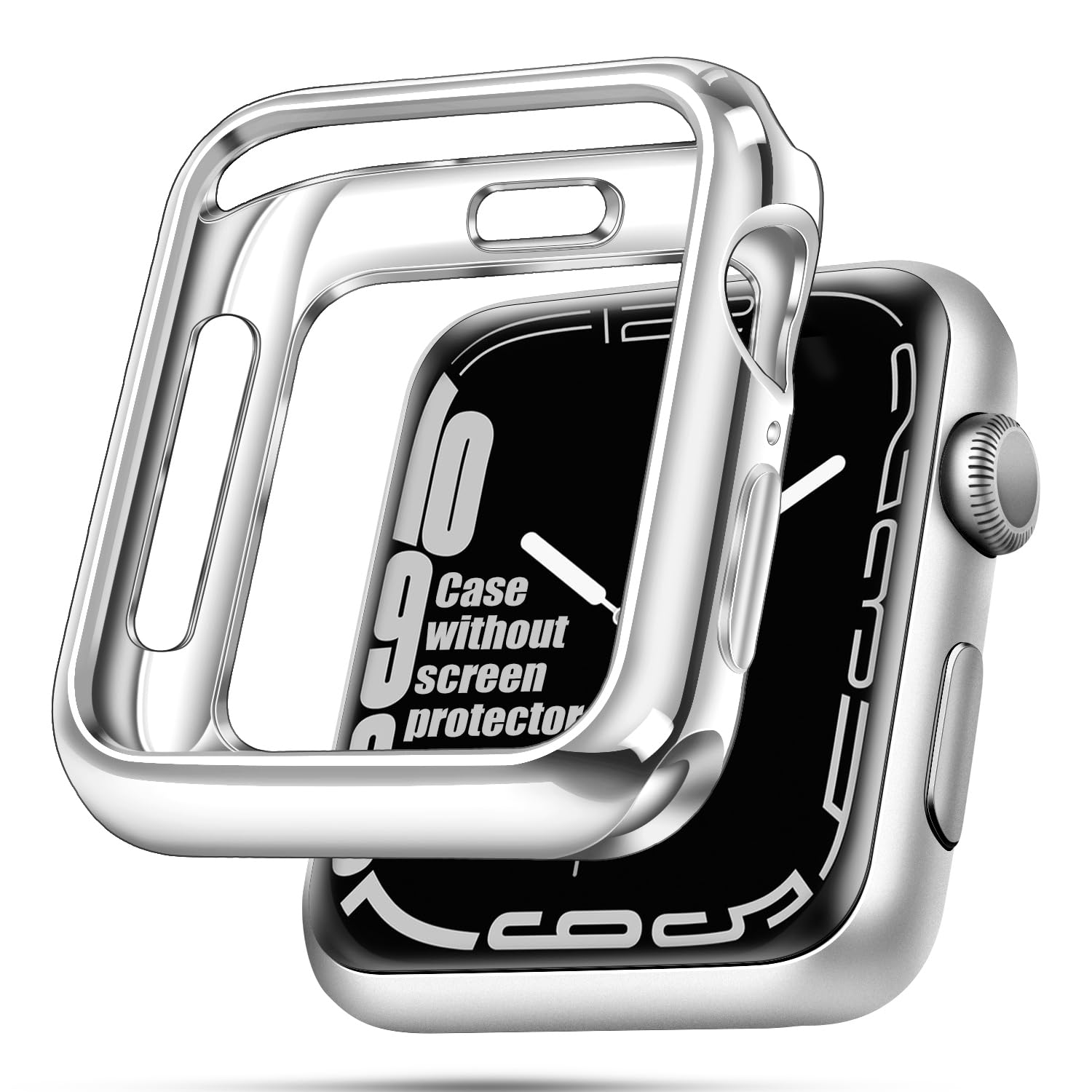 top4cus 40mm Case Soft Flexible Lightweight Anti-Scratch Overall Protective 40mm Iwatch Waterproof Cover Case Shiny Workout Shockproof Bumper Compatible with Apple Watch Series 6/SE/5/4 - Gold — view 40