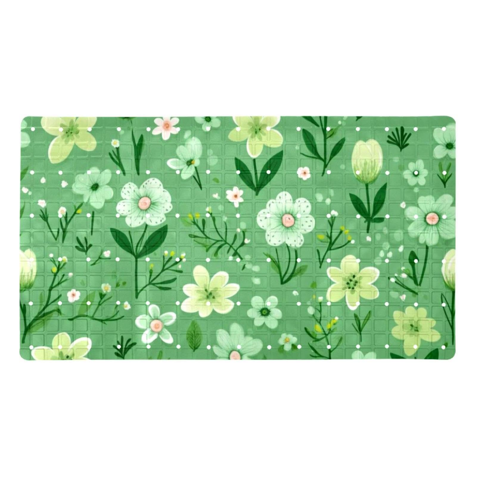 Tapis de bain antidérapant extra long pour éviter les glissades des adultes
