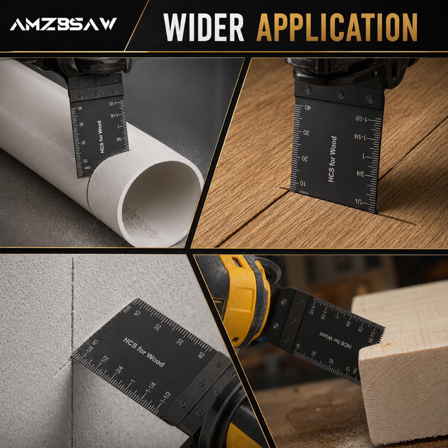 AMZBSAW Set di 110 utensili girevoli a sgancio rapido per Bosch Dewalt Milwaukee Ryobi a sgancio rapido per Bosch Dewalt Milwaukee Ryobi