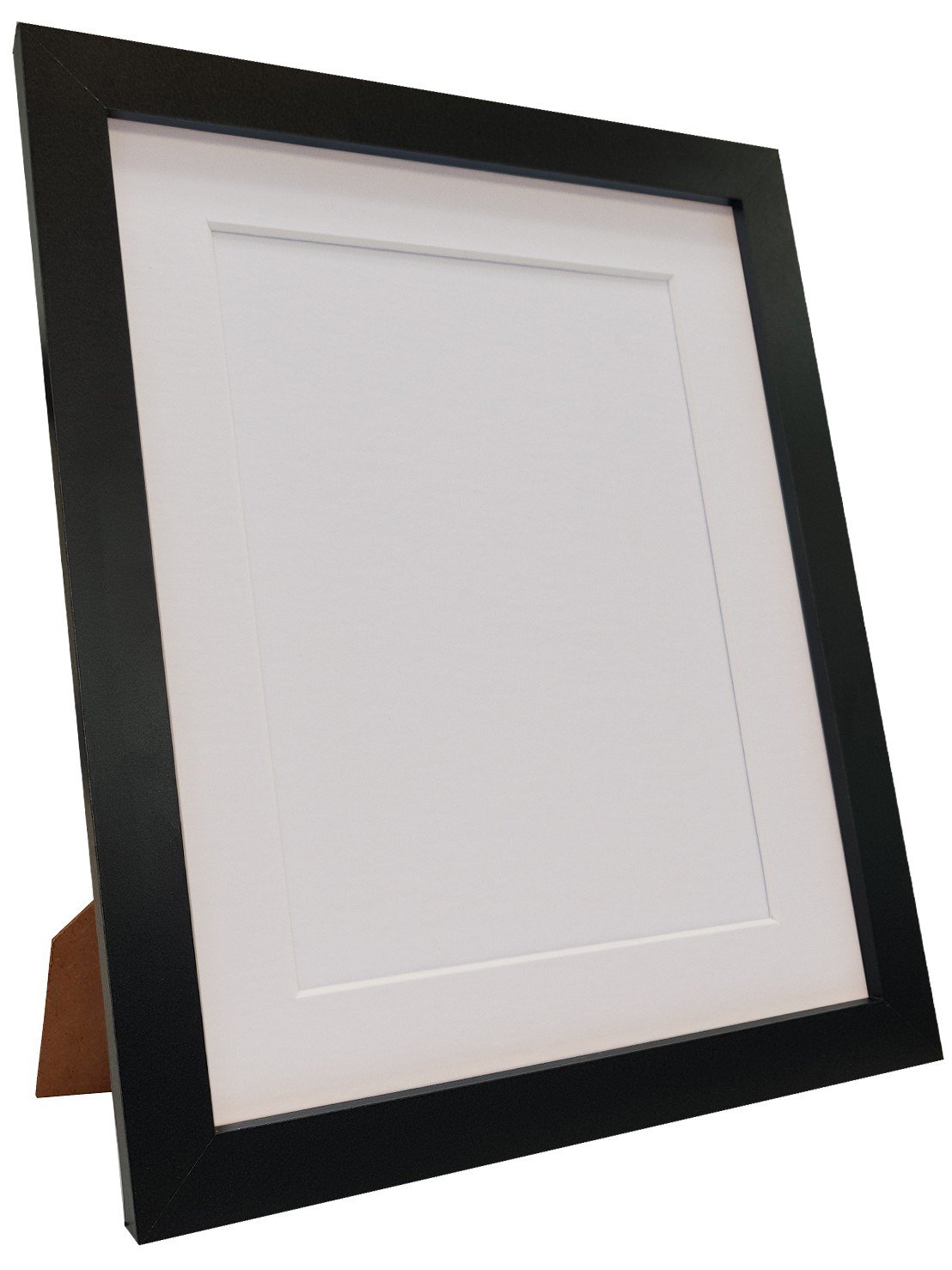 Q7 Picture Photo Frame, Black with White Mount, A4 Image Size 9 x 6 Inch