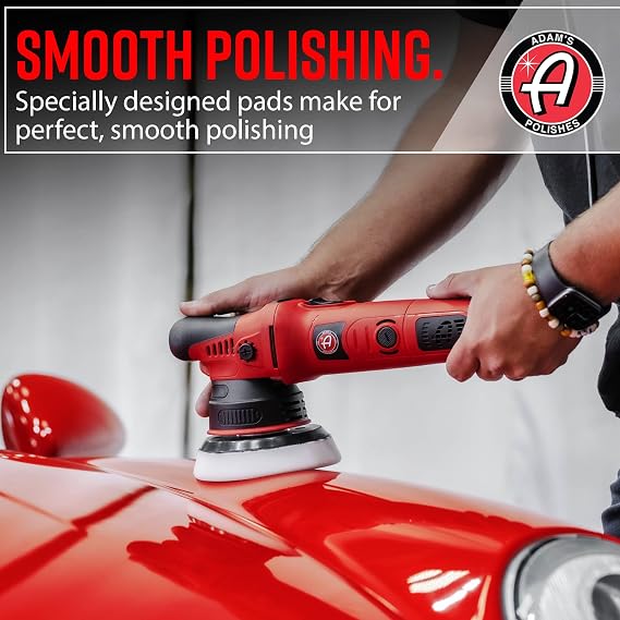 Adam's Polishes Premium Polisher Pads Bundle, Expertly Designed to Make Polishing and Paint Correction Easier & Quicker, Color Coded to Match with Recommended Polishes or Compounds (3.5 Pads Bundle)