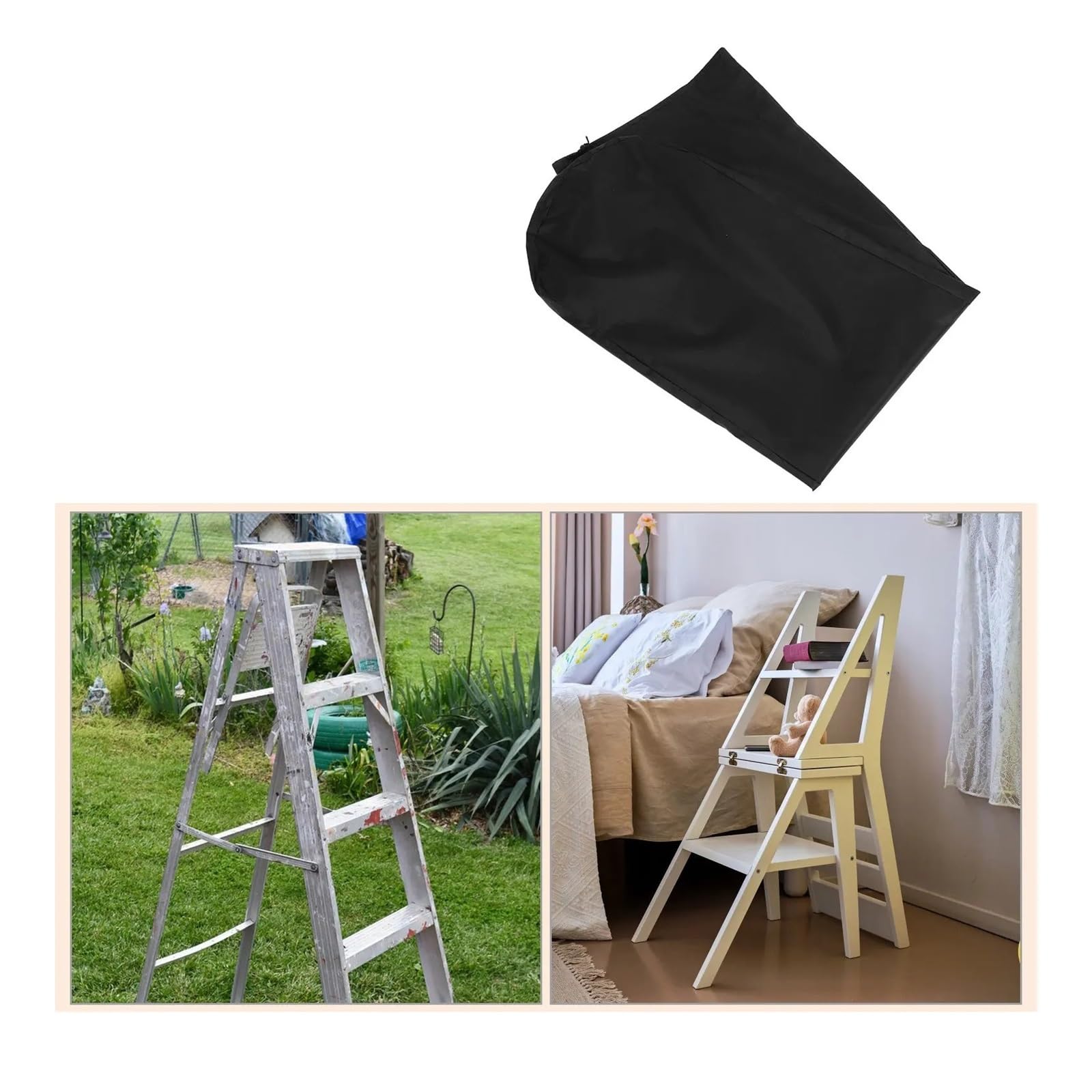 Funda Plegable para Escalera de Piscina, Cubierta De Escalera Plegable Lluvia. Bolsa de Almacenamiento for jardín Patio al Aire Libre