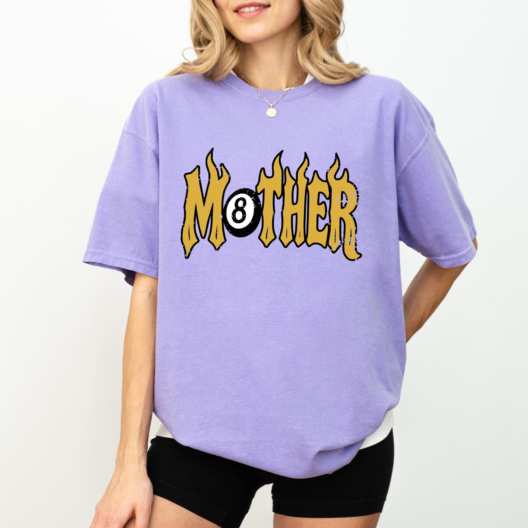 Lucky Mama 8 Ball Graphic Tee Comfor &hellip;