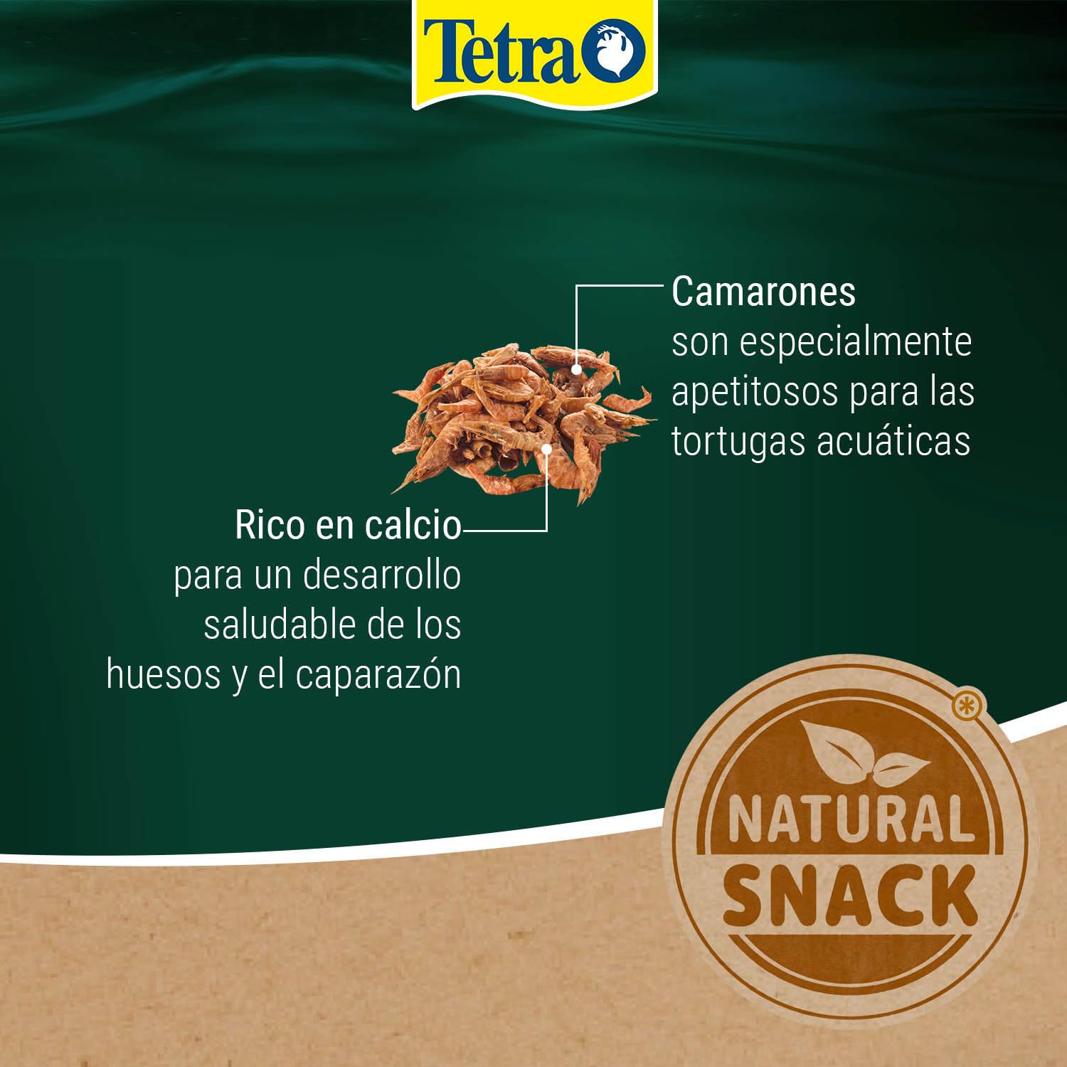 Tetra Repto Delica Shrimps - Manjares para tortugas acuáticas, Lata de 1 L