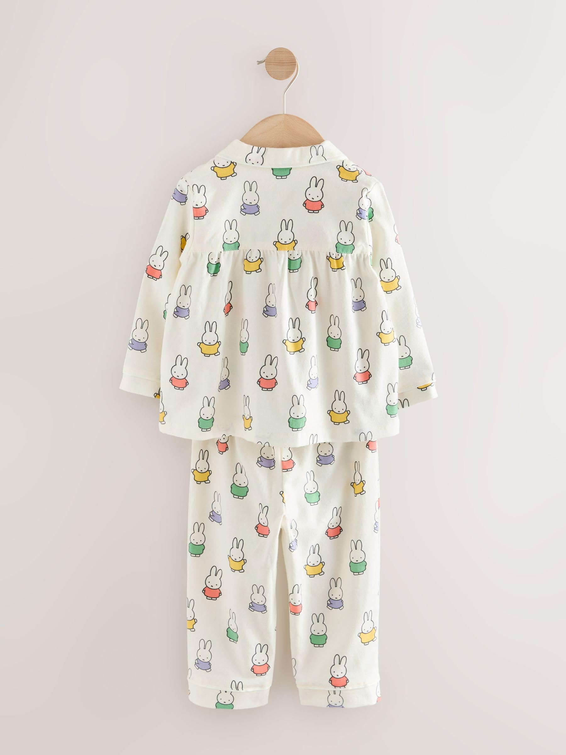 NEXT Ragazza Pigiama con Bottoni Miffy | Bambino, Standard, Mid Rise, Pull On, 100% cotone