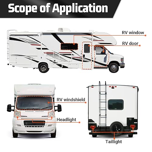 Miniatura 5 de Cinta selladora de butilo, selladores PROMOTOR Cinta de goma de butilo para instalar piezas de coche, ventanas, puertas y parabrisas, etc.