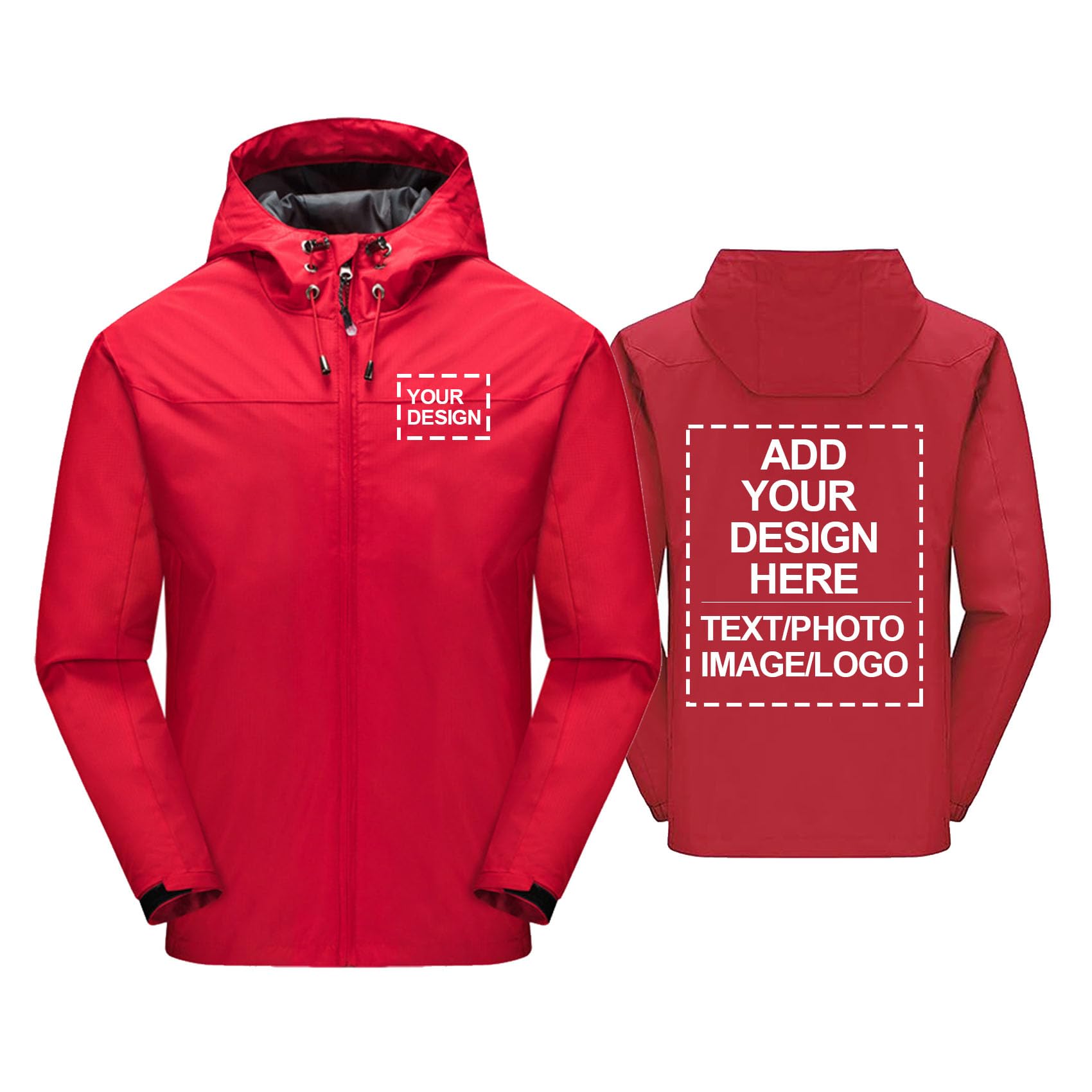Giacca impermeabile personalizzata da uomo e da donna giacca a vento impermeabile softshell antipioggia logo personalizzato testo fai da te immagini abbigliamento da lavoro