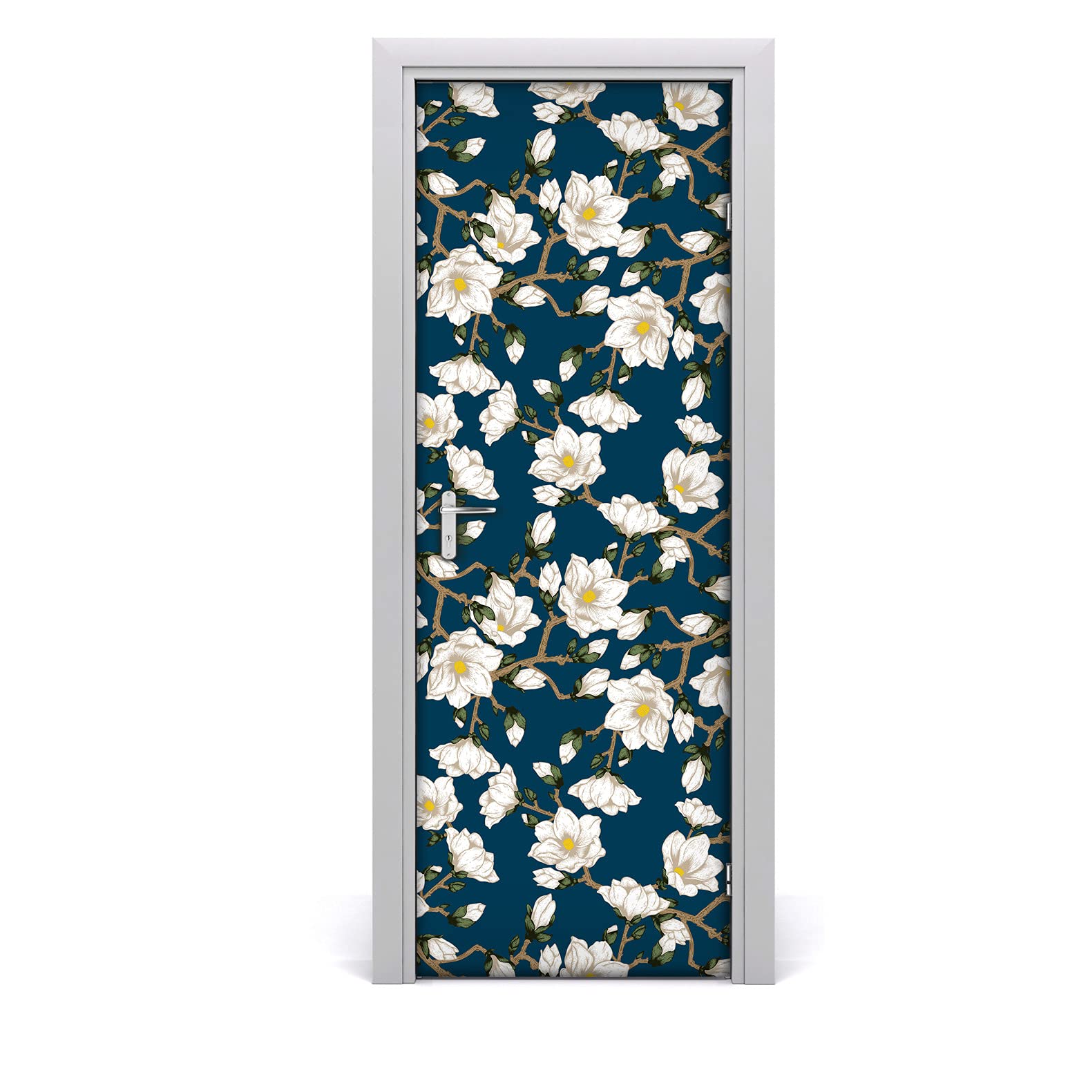 Papier peint sur la porte mural pour masquer les défauts d'une porte 85x200