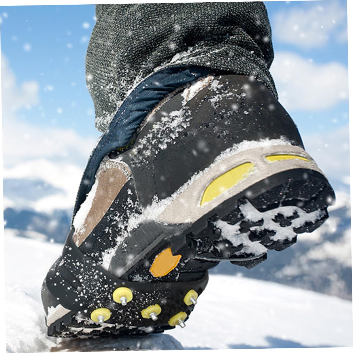 Beavorty Cubrezapatos Antideslizantes Hiking Y Flexible Protección Antideslizante Hombres Y Mujeres