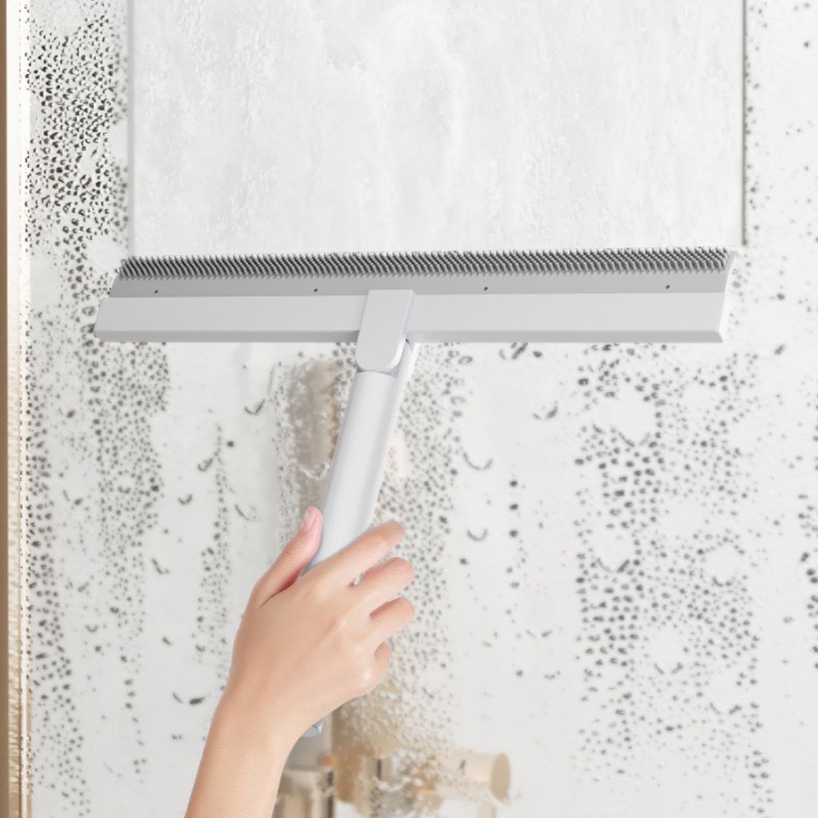Carpet Magic Broom - Herramienta de Barrido de Pelo con Cabezal Giratorio de 180 Grados | Escoba de Empuje para Interiores y Exteriores, Limpieza del hogar, baños, cocinas, duchas, Pelo de Mascotas