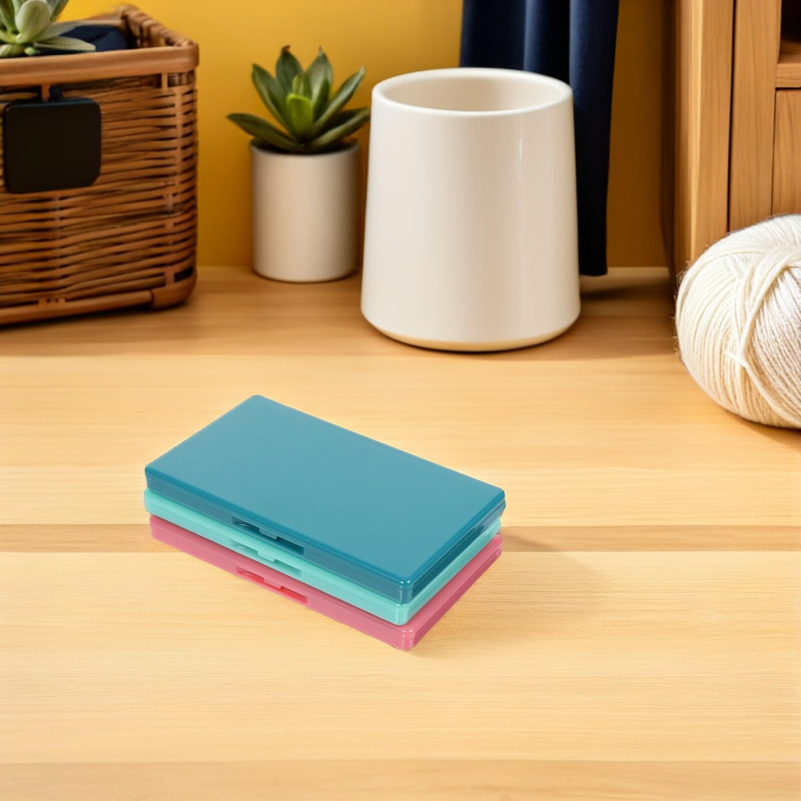 ORFOFE 6 Piezas Caja Magnética para Agujas de Costura Organizador Portátil para Bordado y Manualidades Estuche Pequeño con Absorción Magnética Segura para Agujas