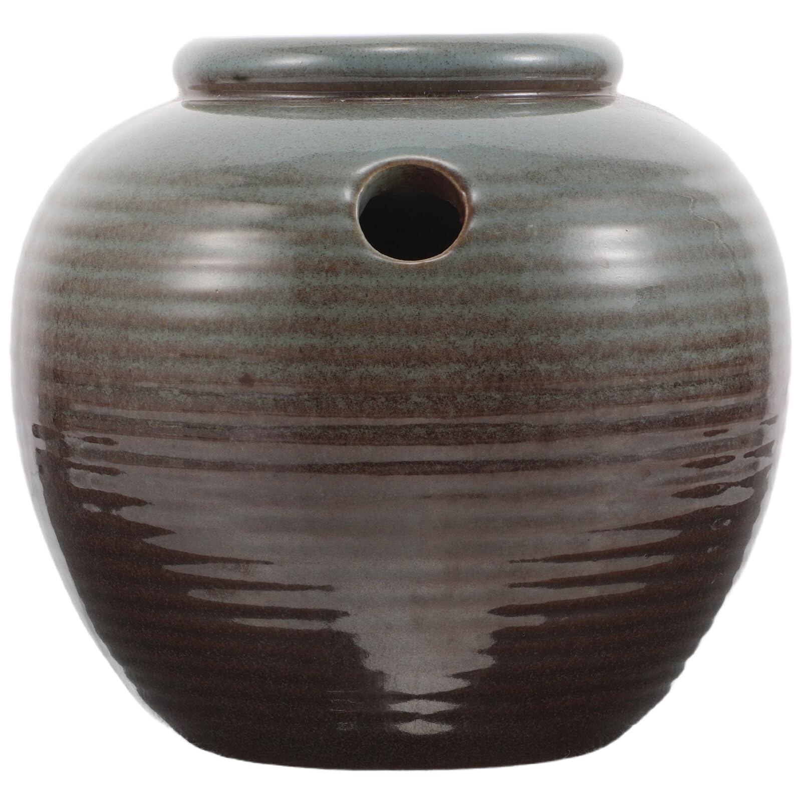 Cascade pot artisanale en céramique pour une terrasse zen et un jardin relaxant