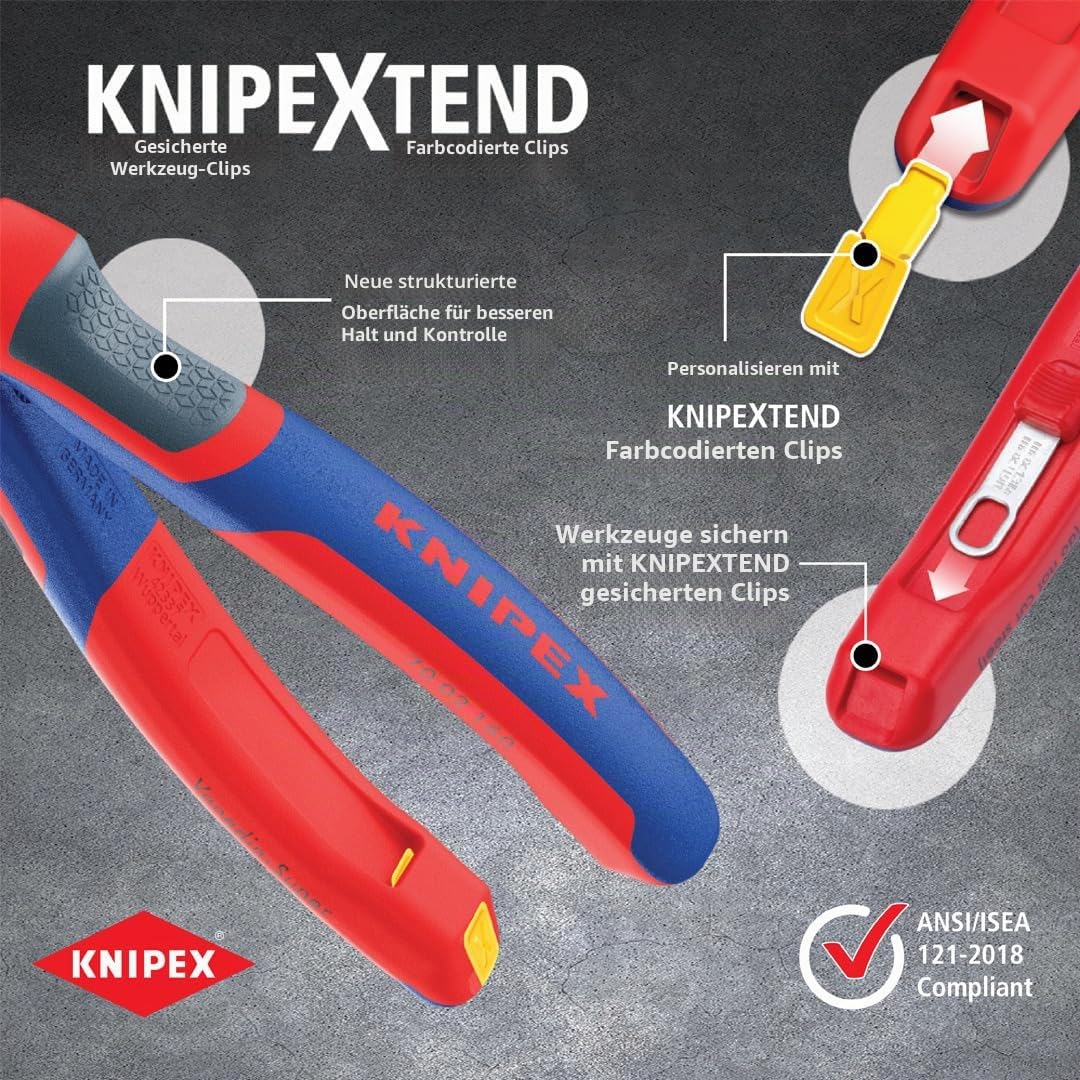 KNIPEX Verdrahtungszange mit Comfort-Griffen 160 mm, 13 02 160
