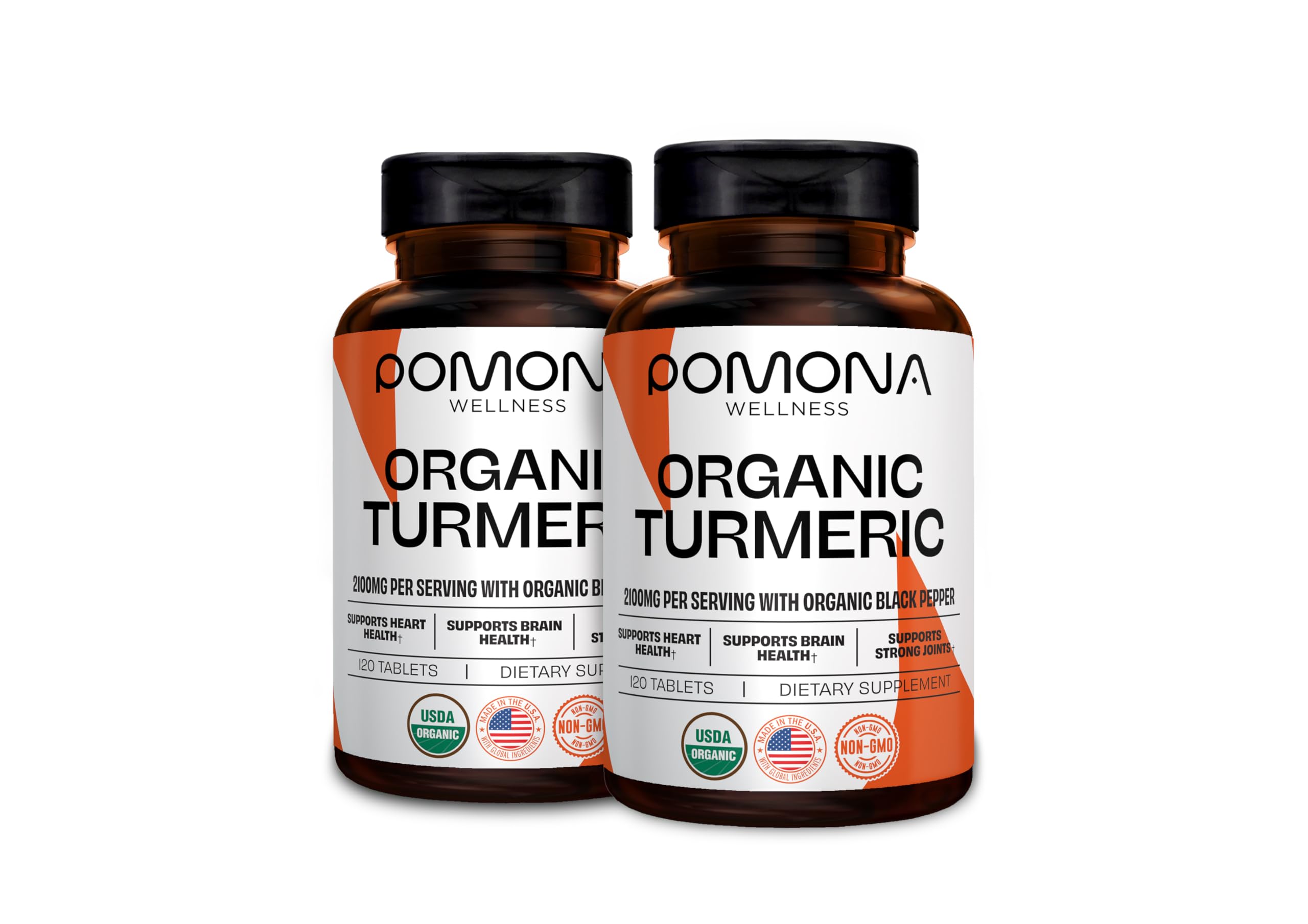 Pomona Organic Turmeric Curcumin Supplement with Black Pepper, 90 Tablets — Amazon image 9