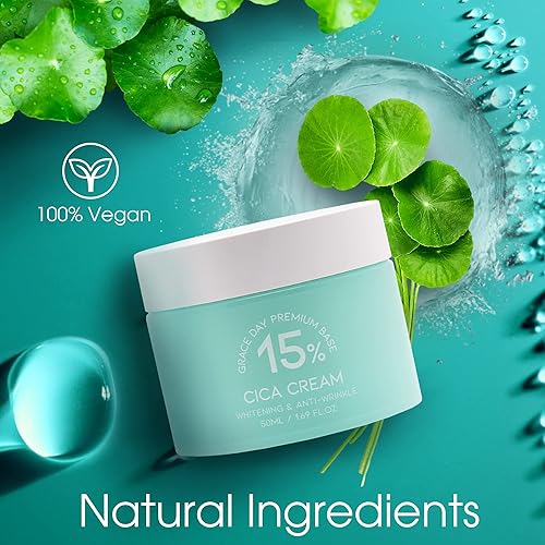 Miniatura 4 de Cica (Centella Asiatica) Crema facial. Certificado 100% VEGANO. Crema de día y noche profundamente nutritiva e hidratante, contiene fuertes