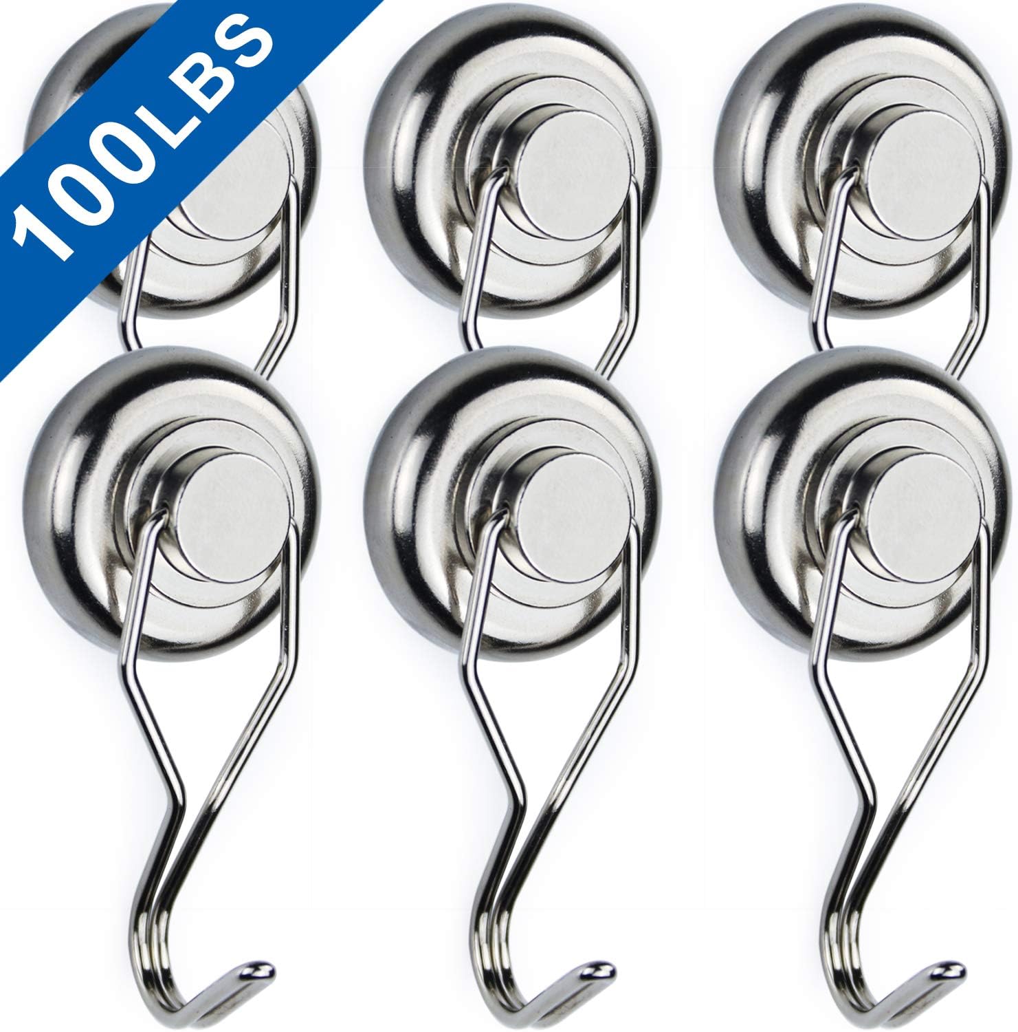 DIY 100LB Swivel Swing Powerful Hooks,Strong Heavy