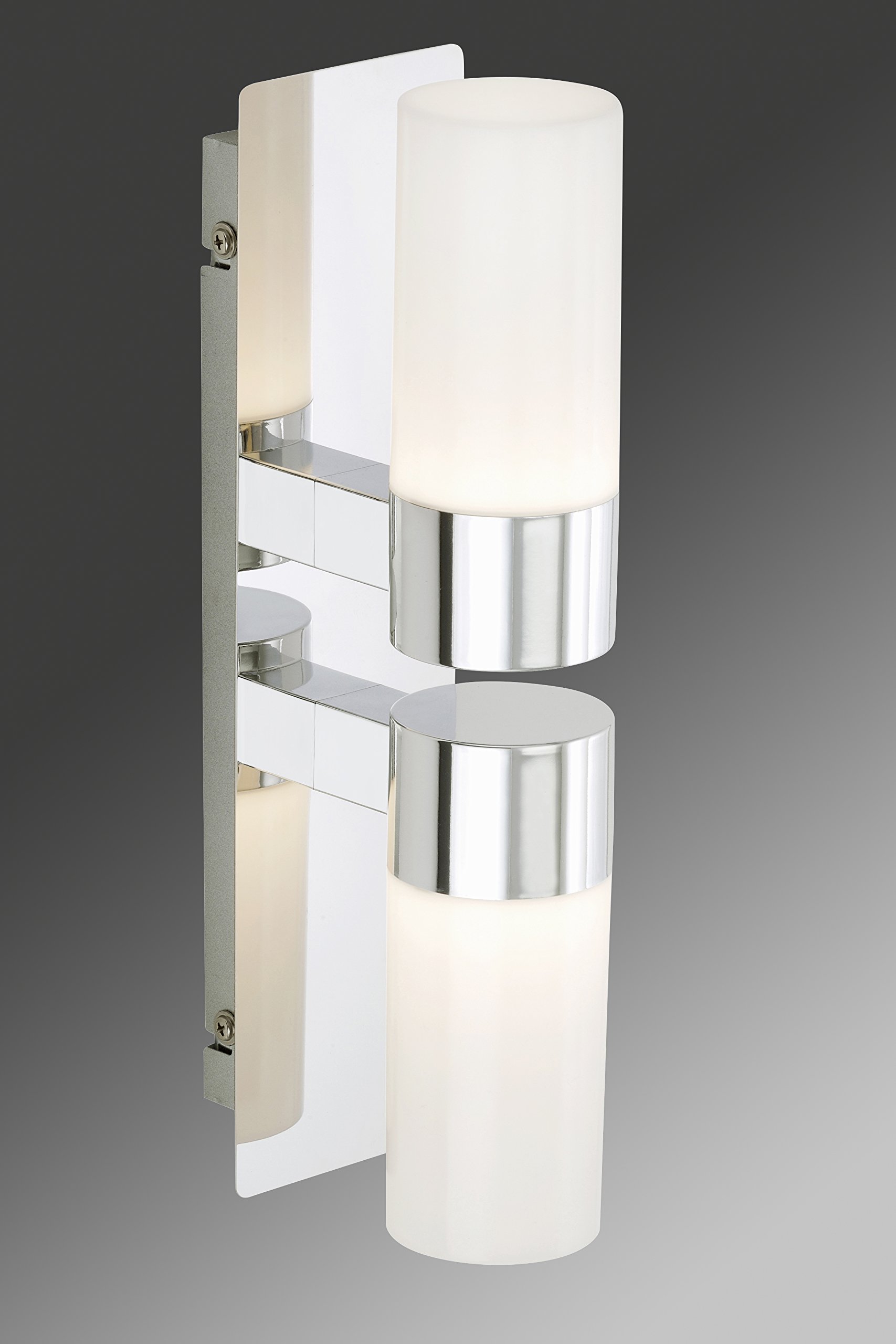 Briloner Leuchten LED Badezimmerlampe, Wandleuchte, Badlampe, Badleuchte, Badezimmerleuchte, LED Badleuchte, Badleuchten Decke, Badezimmerlampe Decke, Badleuchten Wand, Badlampe Spiegel, Chrom