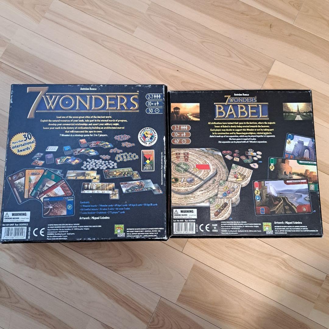 Amazon | 7 Wonders 拡張Babel 世界の七不思議 バベル レア ボード 