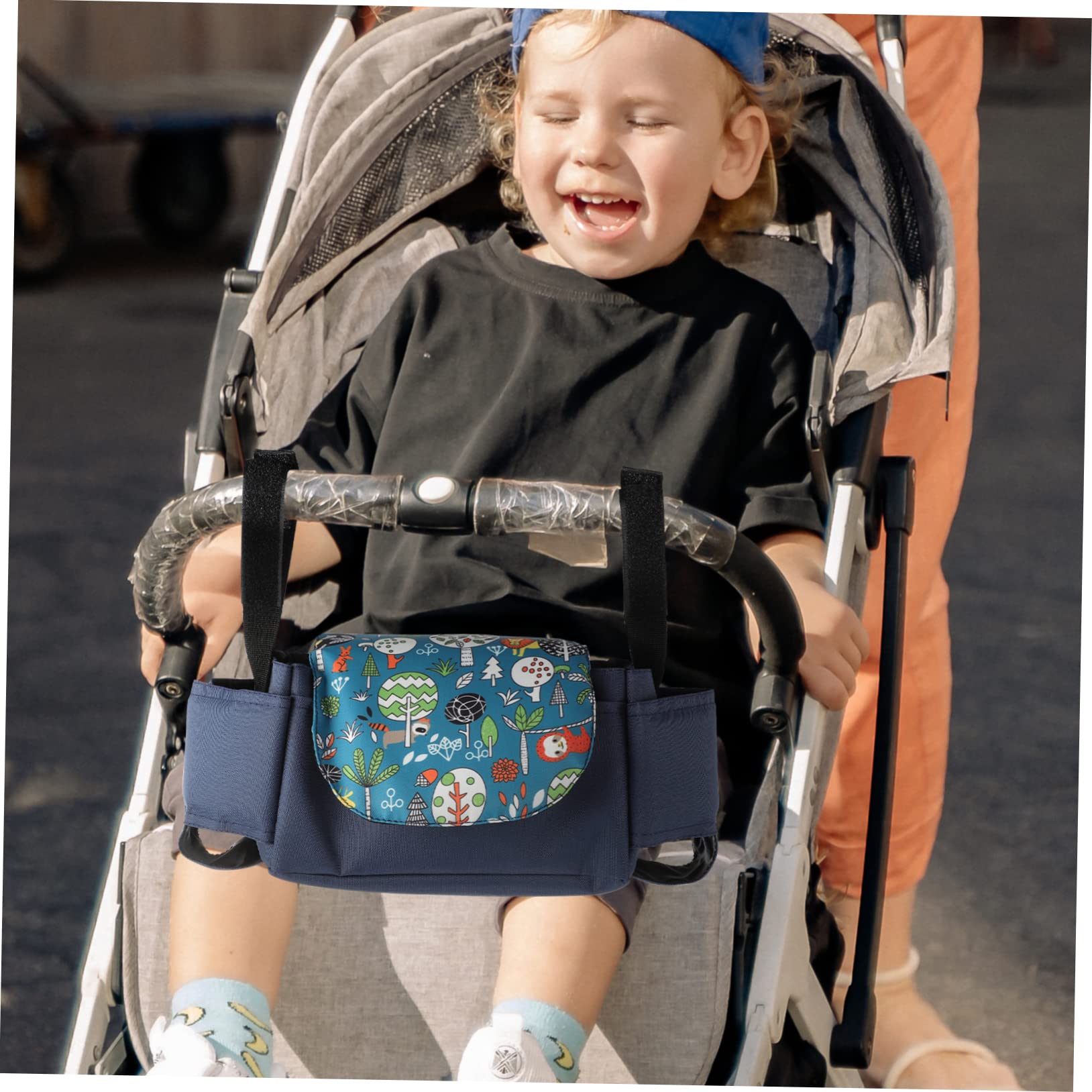 Toyvian 3pezzi Organizer Per Passeggini Borsa Portaoggetti Multifunzionale Per Supporto Per Bottiglie e Tazze Facile Da Appendere Compatto e Leggero Per Passeggiate e Viaggi