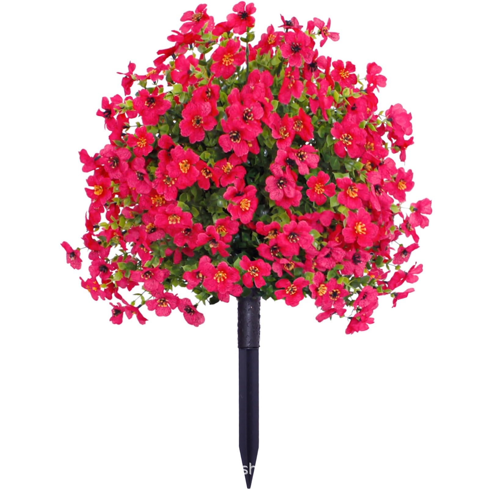 Wbcdxcbb Rosered Simulated Flowers, Violets, Ground Studs, Home, Courtyard, Garden Decoration 1Pcs(Rosered)