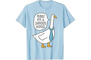 Today I'm A Serious Goose: Hilarious Humor Tee for Goose Aficionados