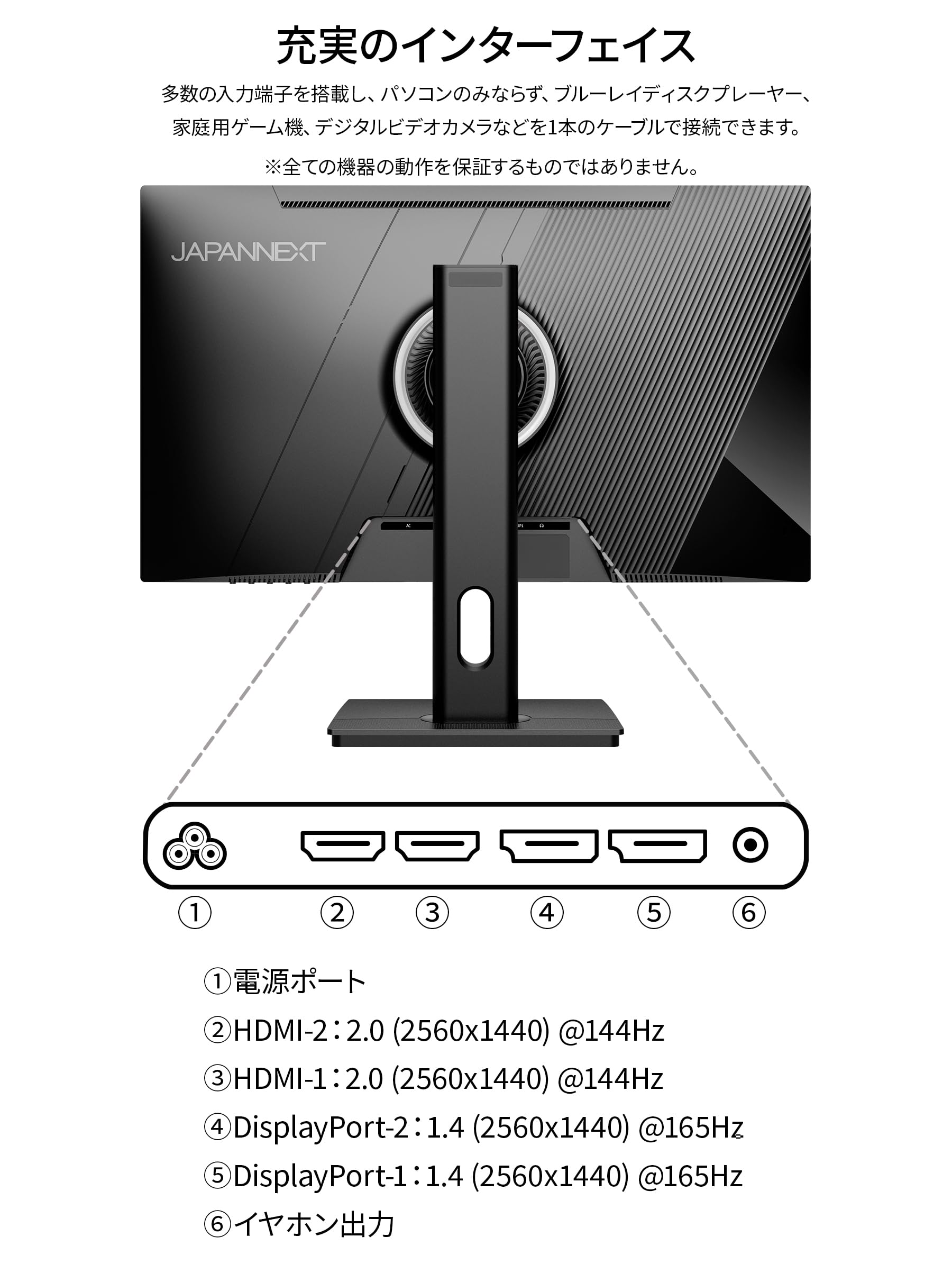 Amazon.co.jp: 【Amazon.co.jp限定】 JAPANNEXT 27インチ TNパネル搭載