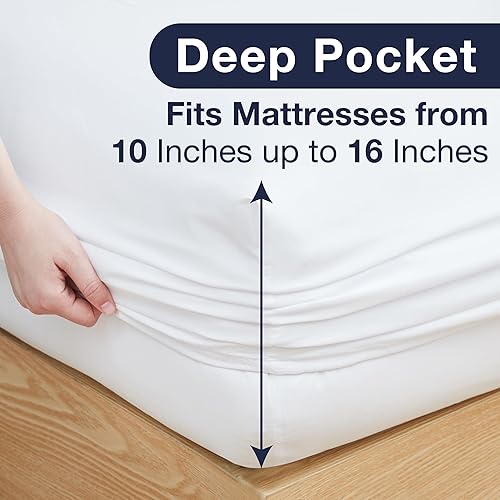 Miniatura 5 de Casual Living 32631 King Size Hotel Style Premium Silky Ultra Luxury Cooling Technology Lavable a máquina, secado rápido, antiarrugas, juego de