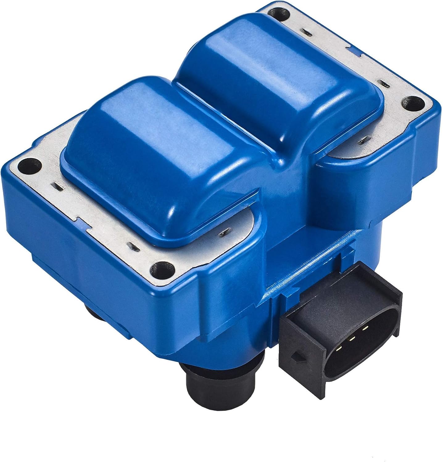 ENA Blue Ignition Coil Pack Compatible with Ford Lincoln Mazda Mercury F150 F250 Contour E-150 Escort Explorer Mustang Ranger Town Car Mark VIII B2300 B2500 2.3L 4.6L Replacement for FD487 C924