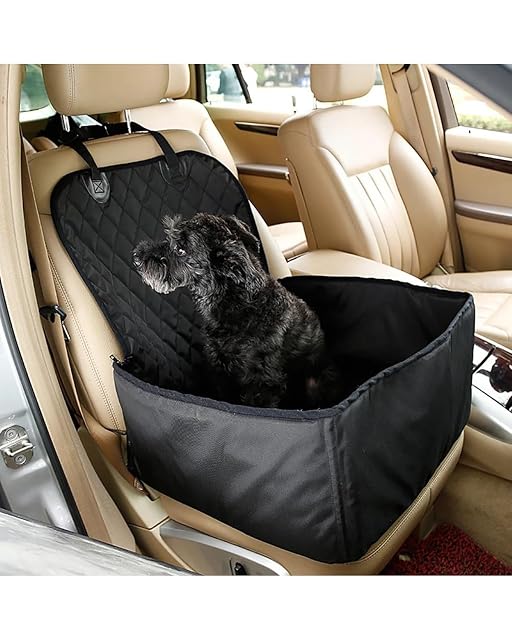 Foto 8 de 8 de Cama Perro Coche para Perros Coche Funda para Asiento Coche para Perros 2 En 1 Protector para Coche…