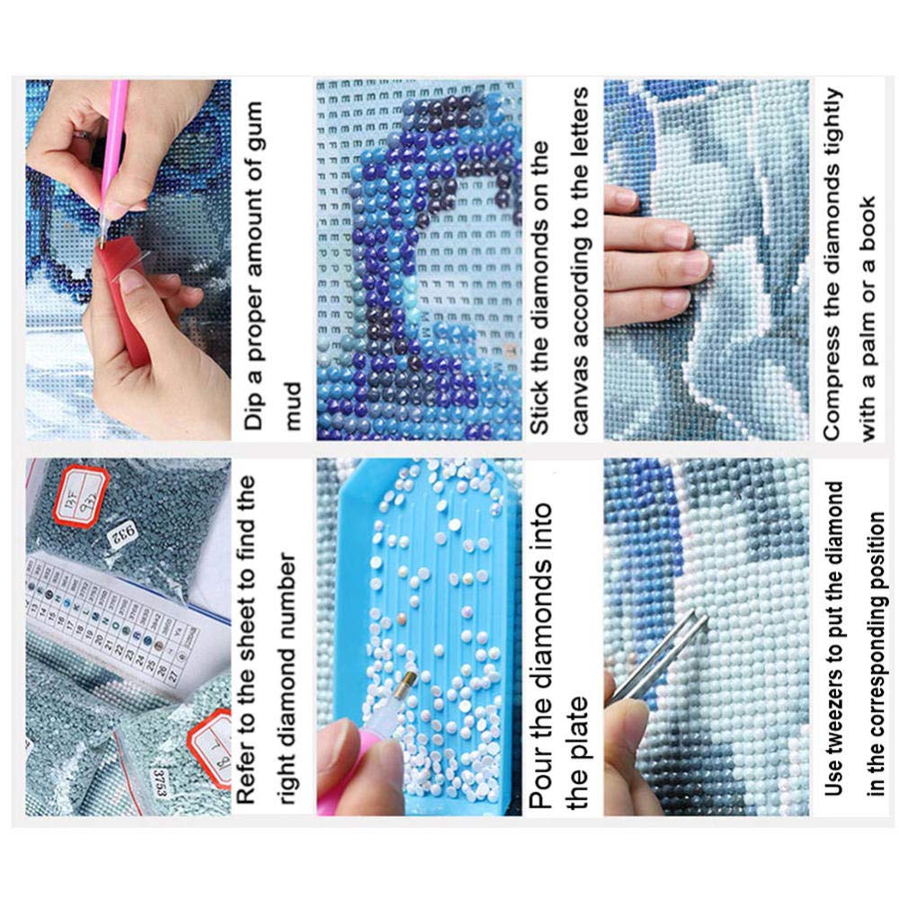 DIY obraz 5D haft krzyżykowy pakiet haft diamentowy obraz Krzyk zestaw haftu dla dzieci dorosłych rzemiosło dekoracja domu dekoracja wnętrz kwadratowy diament 70 x 85 cm