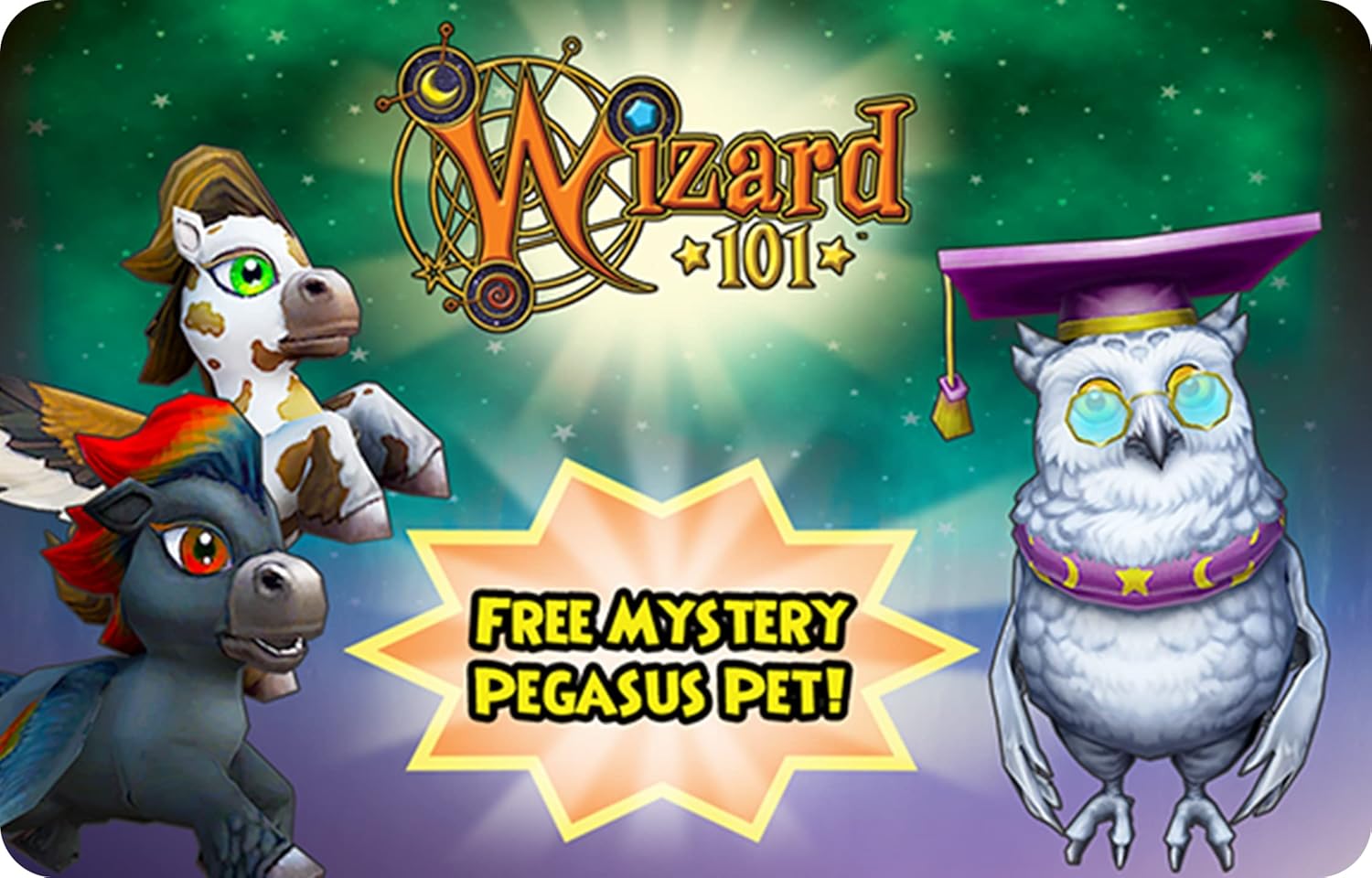 Score Big with the Wizard101 Digital Card: Get Your Pegasus Pet Today! Score Big with the Wizard101 Digital Card: Get Your Pegasus Pet Today!