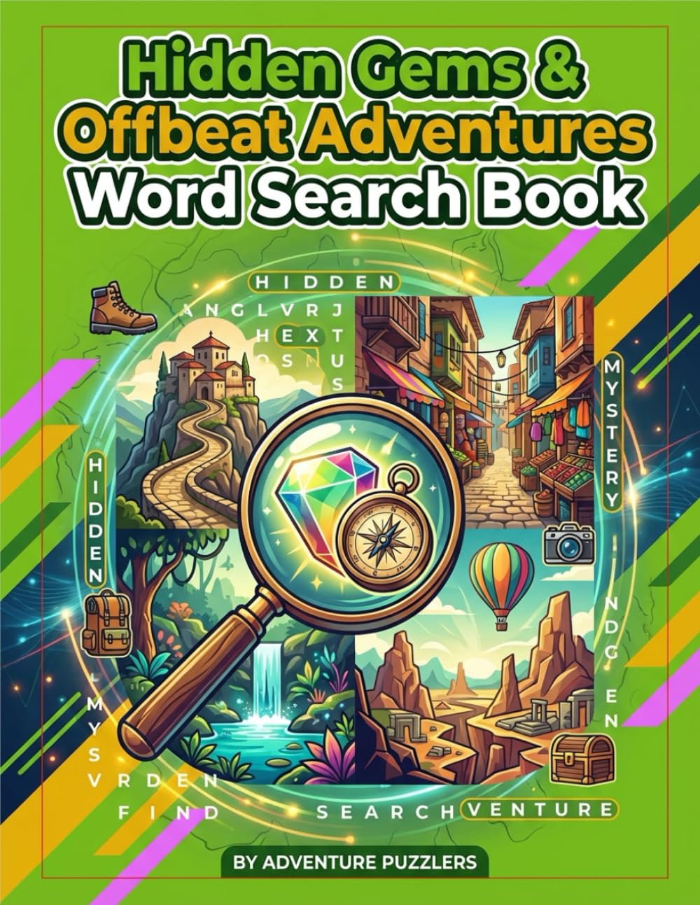Hidden Gems & Offbeat Adventures: Word Search Puzzles for Travel Lovers
