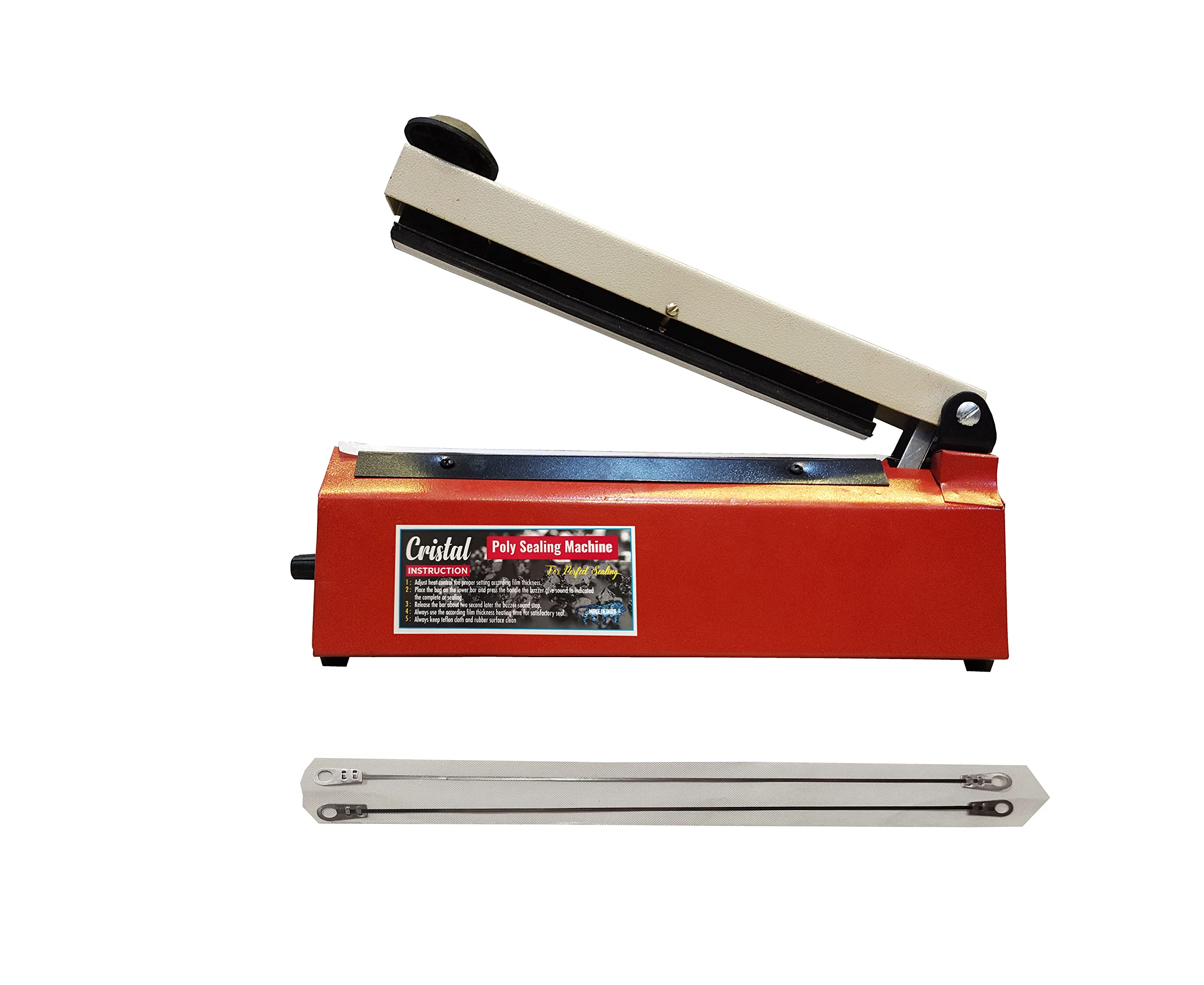 M pack Poly Bag Sealing Machine 10 Inch | Beep Function | Plastic Packing Machine | Plastic Bag Sealing Machine | Heat Sealer Machine | Plastic Sealing Machine | Heat sealer-picture-13
