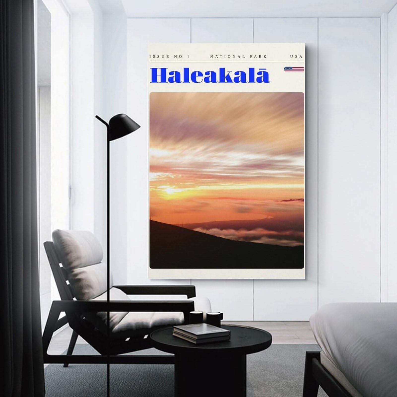 Junmoney Haleakala National Park Travel Art Decorative Canvas Print 24x36inch(60x90cm), for Gallery Wall Layouts in Home Or Office, Home Wall Art for Statement Displays