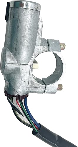 Miniatura 5 de Interruptor de encendido con cilindro de bloqueo Transmisión manual compatible con 86-94 D21 87-95 Pathfinder 95 96 Pickup 48700-01G25 48700-01G26