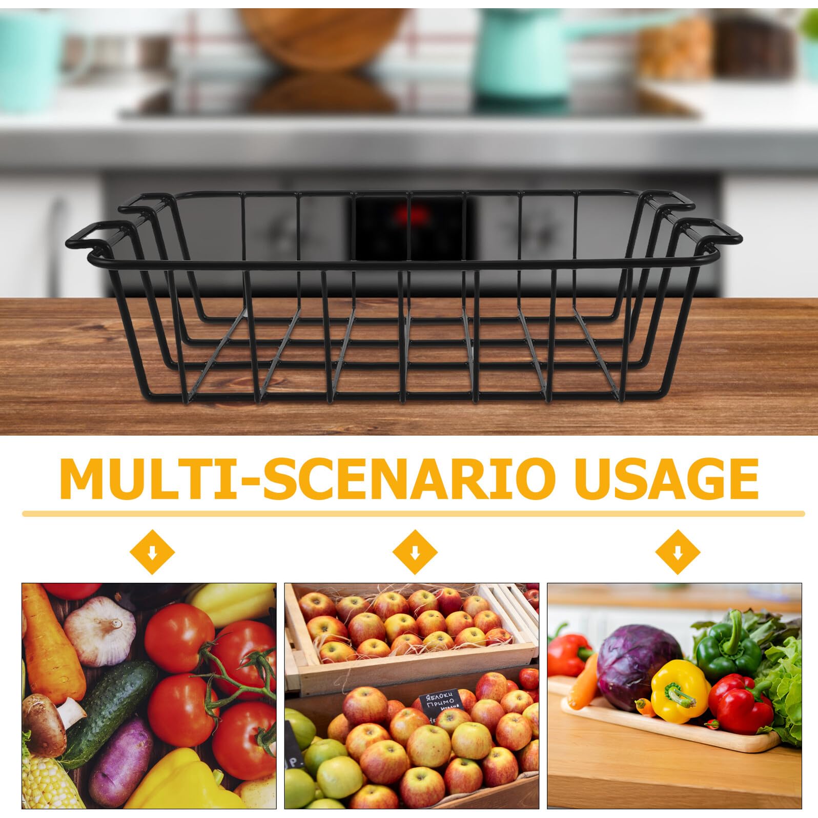 Cesta Metálica Organizadora Resistente para Nevera Caja Térmica Bandeja Insertable para Alimentos y Bebidas Almacenamiento Versátil para Camping Picnic y Fiestas