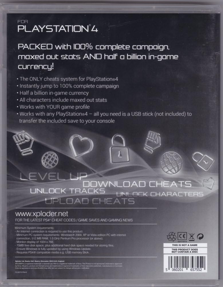 Xploder Cheat System for Grand Theft Auto V (PS4) 3 71EzVr EezL. AC SL1000