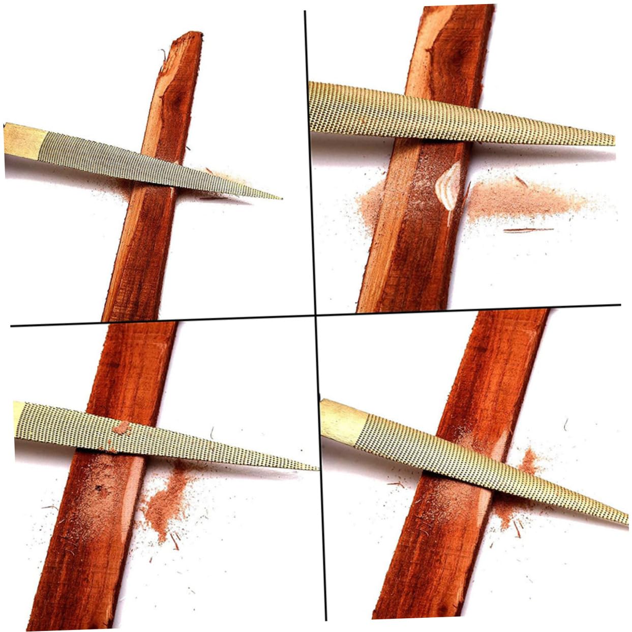 Uonlytech 3pièces Râpe à Bois Acier Plate Pour Meulage Coupe-bois Manuel De Chaque