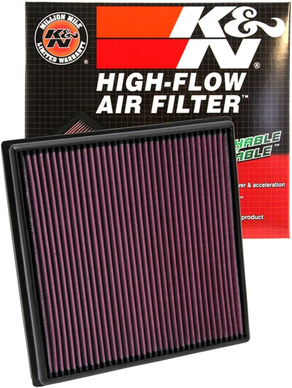 K&N 33-2966 Replacement Air Filter,Heather Red