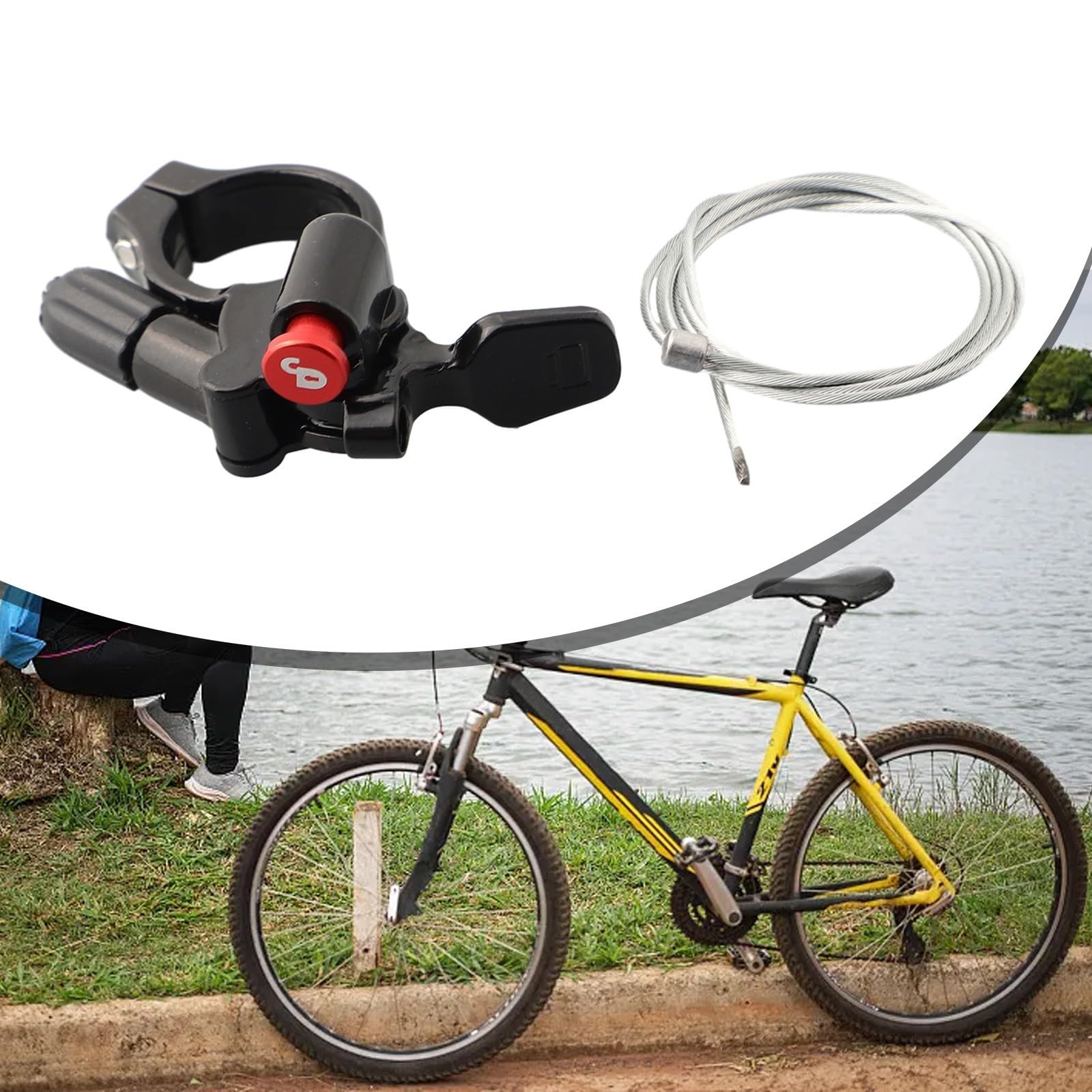 Levier De Verrouillage à Distance Pour Fourche De Vélo - Compatible Rockshox, Suntour, Manitou - En Alliage D'aluminium, Pour Guidon 22,2 Mm
