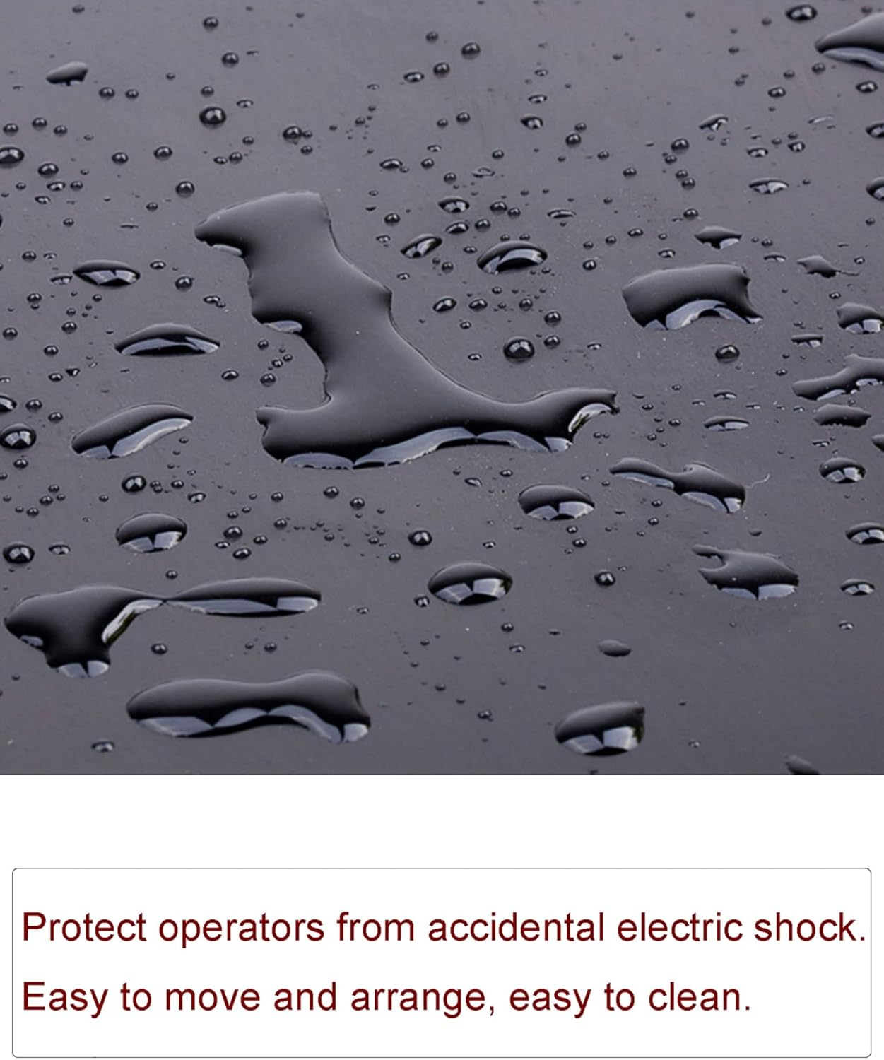 Heavy Duty Insulation Pad - Solid Rubber Sheet, Waterproof High Temp Silicone Mat for DIY Projects, Flooring Cushioning, Durable Red Rubber Roll (100x100x0.1cm)