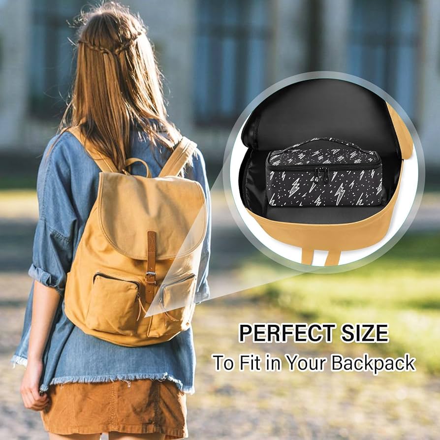 Amazon.com: IHCVHQX Lunch Bag for Men Women Lightning Bolts