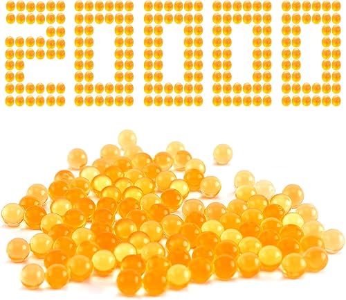 TANSAR Munición de recambio de bolas de agua (0.276-0.315in, 2 unidades, 10000 piezas por paquete), balas de gel compatibles con pistola de