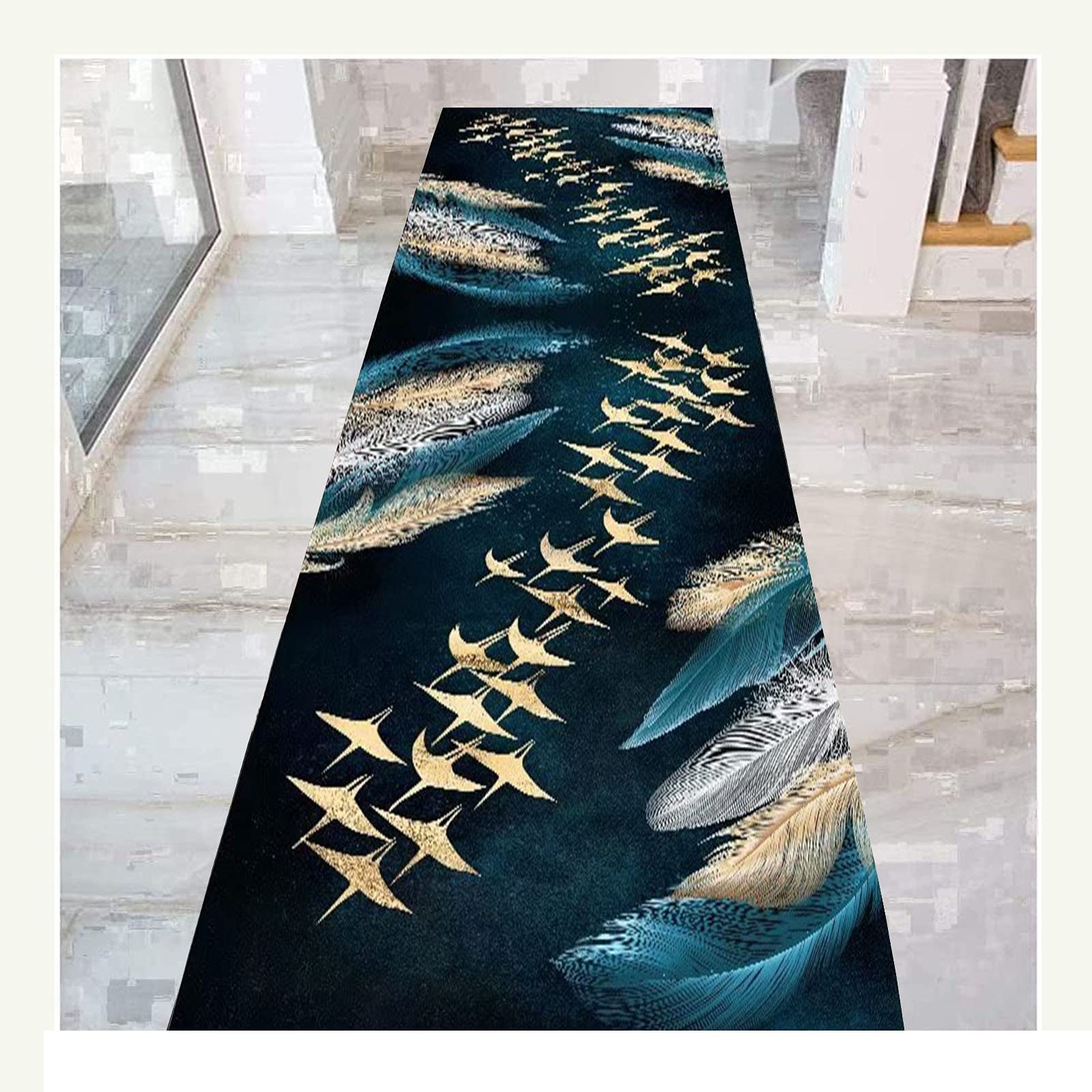 Alfombras de pasillo antideslizantes de 6mm lavables para la entrada de casa