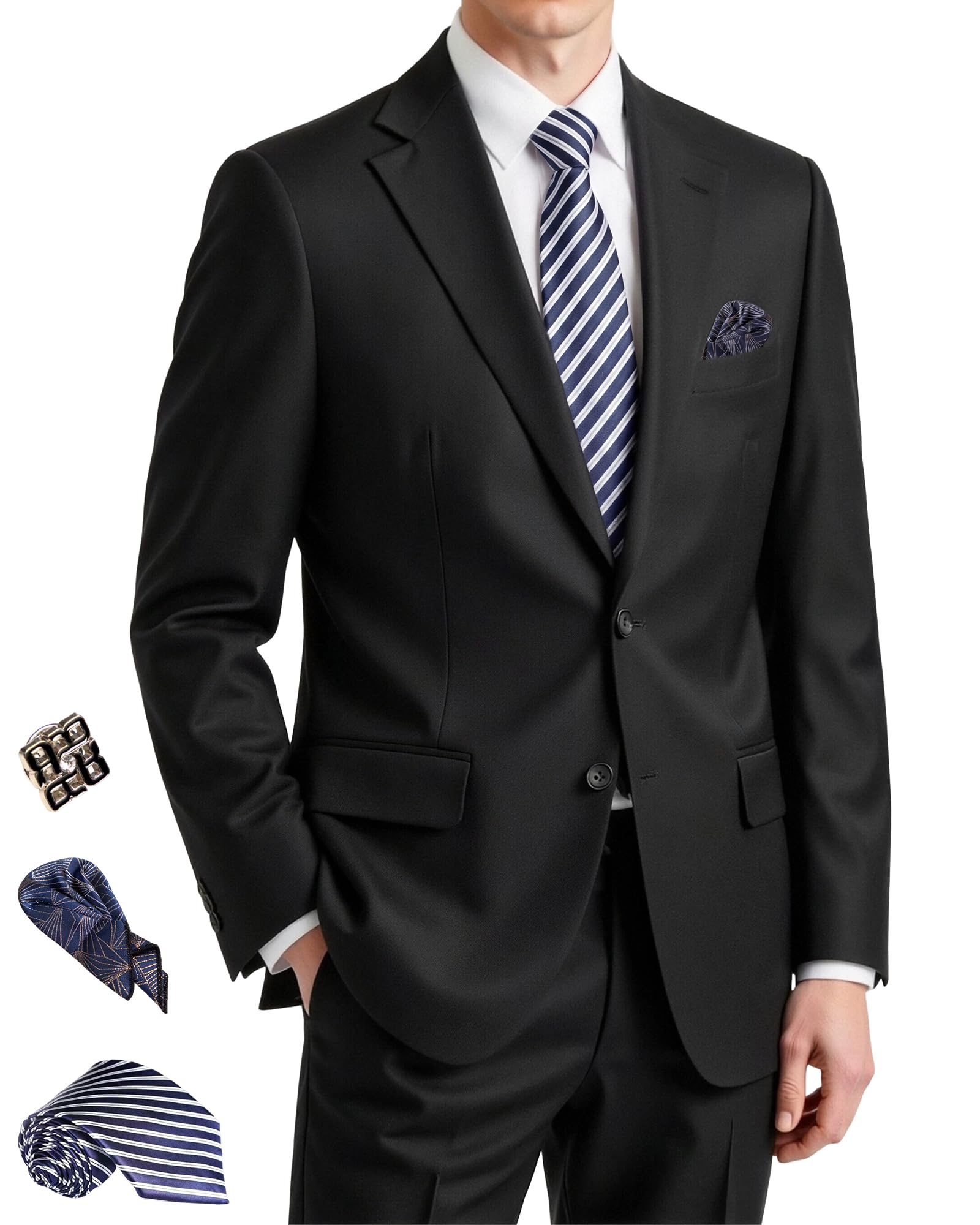 Men's Slim Fit 2 Piece Suit Set