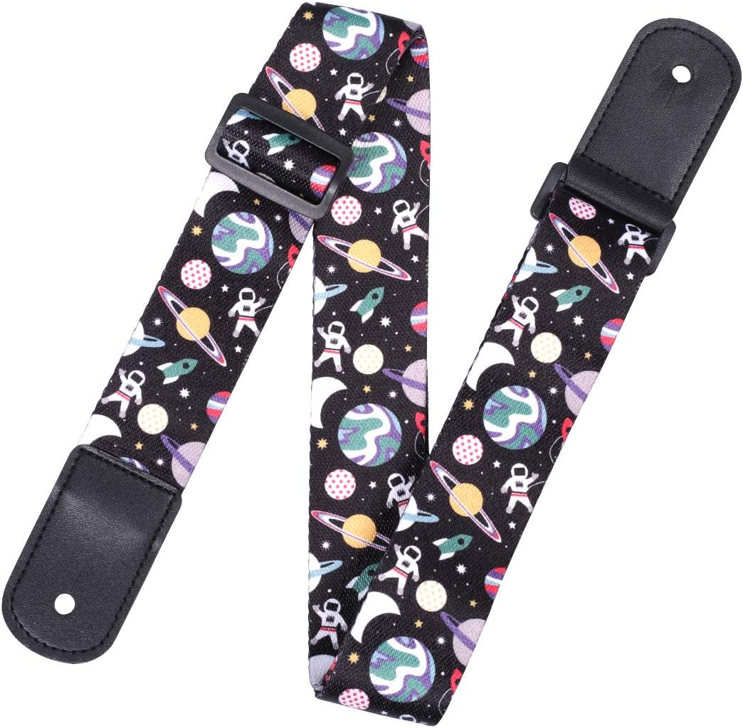Ukulele Strap Well made strap for Ukulele and kids' guitars (black)