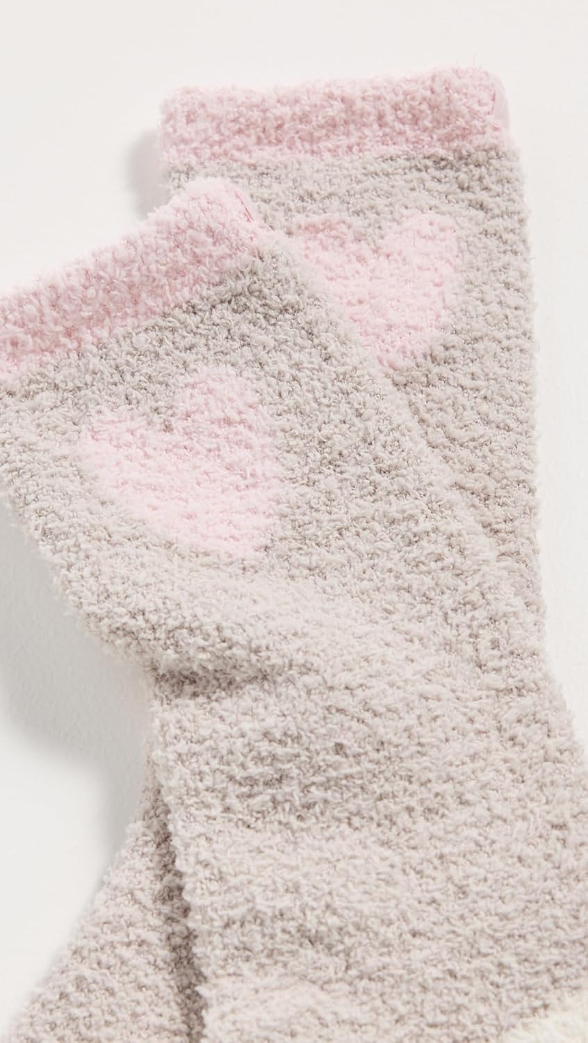 Barefoot Dreams Women's CozyChic Color Block Heart Socks - Image 3