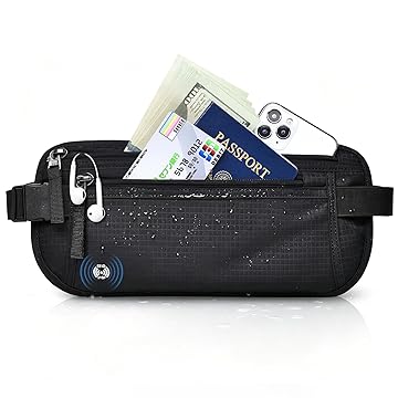Pochete Antifurto RFID Impermeável para Viagem