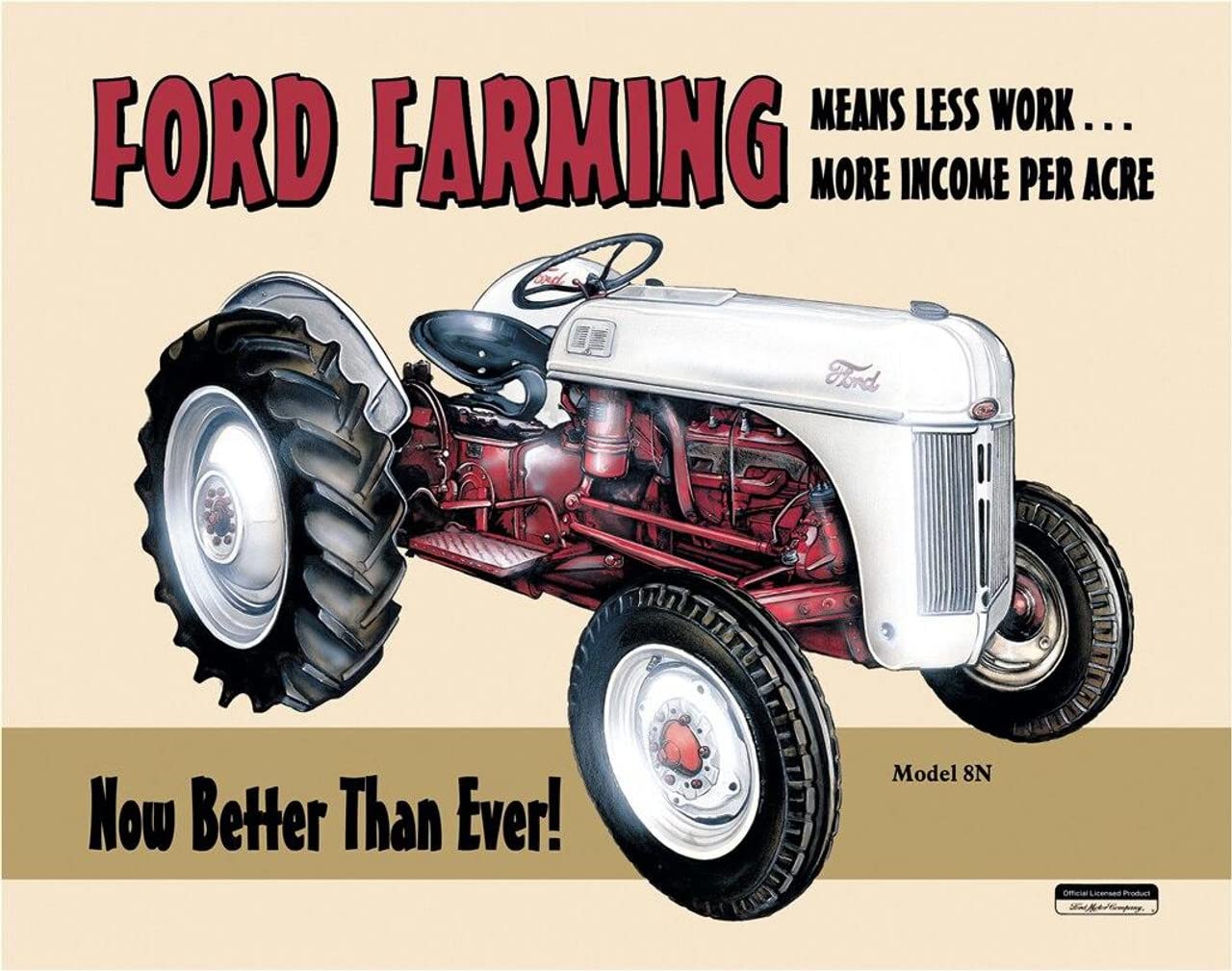 Thor-O-Bred Seed Dealer classic farming decor metal tin sign metal